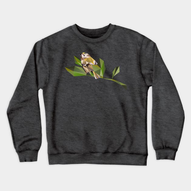 Cute Geometric Goldcrest Crewneck Sweatshirt by XOOXOO